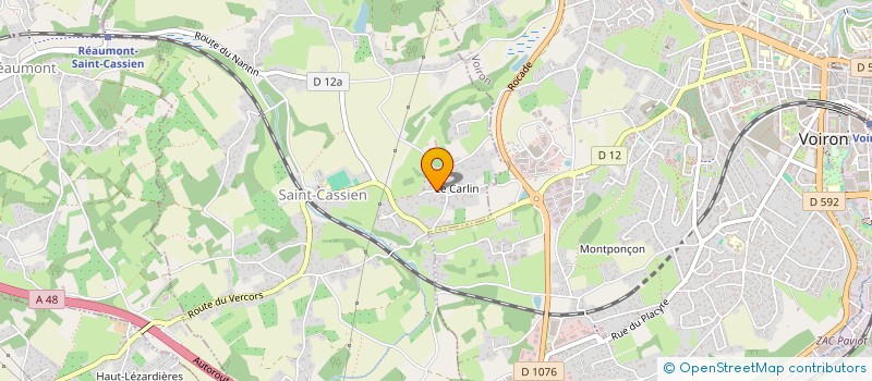 localisation de l'entreprise MONSIEUR STEPHANE MAZET  SAINT-CASSIEN