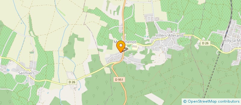 localisation de l'entreprise MONSIEUR STEPHANE MAZIER  VILLERS-ALLERAND