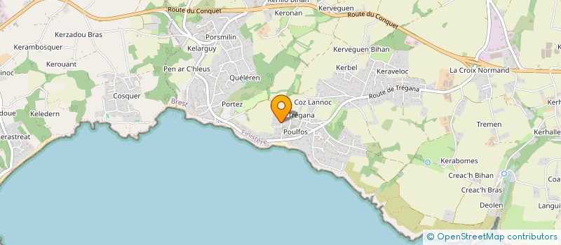 localisation de l'entreprise MONSIEUR STEPHANE MEAR GARCIA  LOCMARIA-PLOUZANE