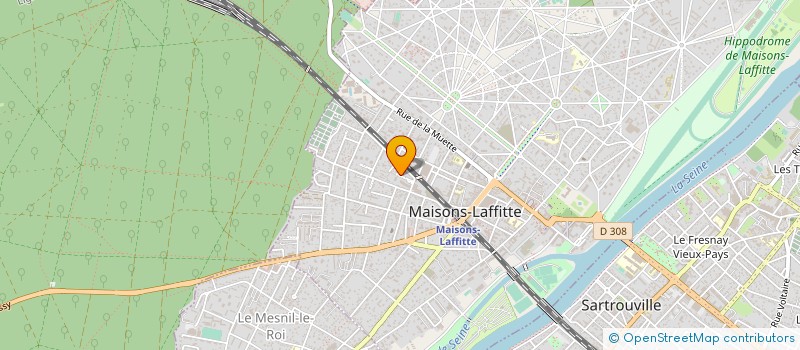 localisation de l'entreprise MONSIEUR STEPHANE MECARY  MAISONS-LAFFITTE