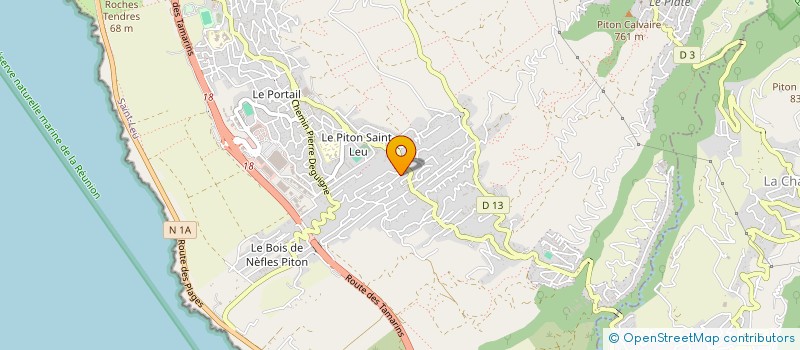 localisation de l'entreprise MONSIEUR STEPHANE MECHAIN  SAINT-LEU