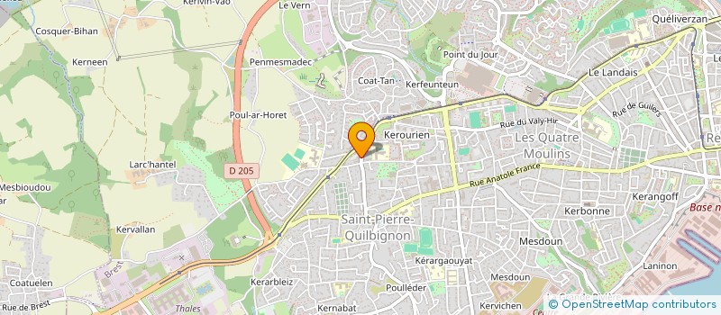 localisation de l'entreprise MONSIEUR STEPHANE MEHOUAS à BREST