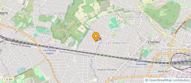 localisation de l'entreprise MONSIEUR STEPHANE MELIM  GAGNY