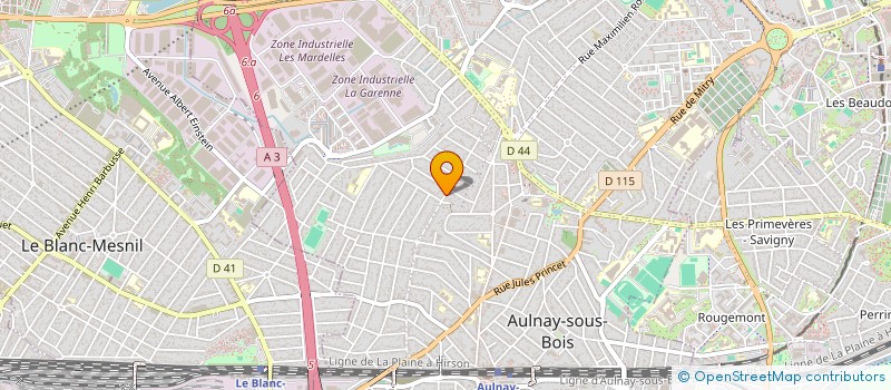 localisation de l'entreprise MONSIEUR STEPHANE MELLINO à AULNAY-SOUS-BOIS