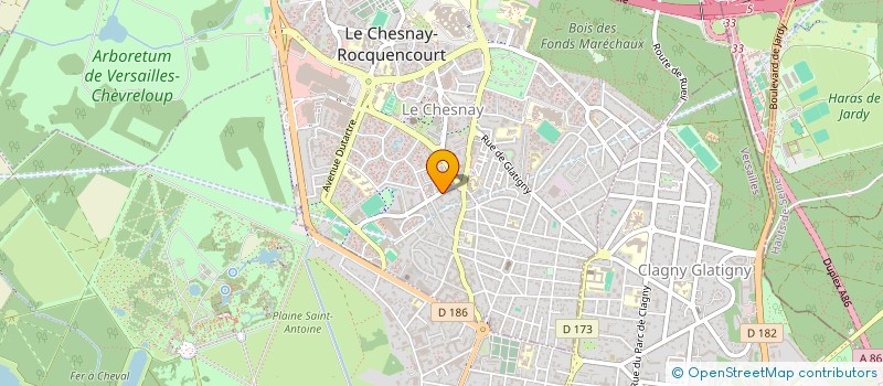 localisation de l'entreprise MONSIEUR STEPHANE MENAND  LE CHESNAY-ROCQUENCOURT