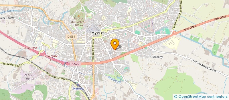 localisation de l'entreprise MONSIEUR STEPHANE MENDEZ  HYERES