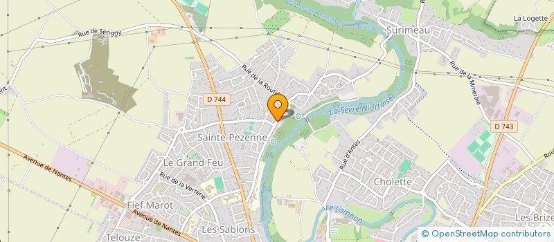 localisation de l'entreprise MONSIEUR STEPHANE MENEC à NIORT