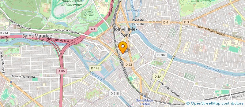 localisation de l'entreprise MONSIEUR STEPHANE MENOUX  JOINVILLE-LE-PONT