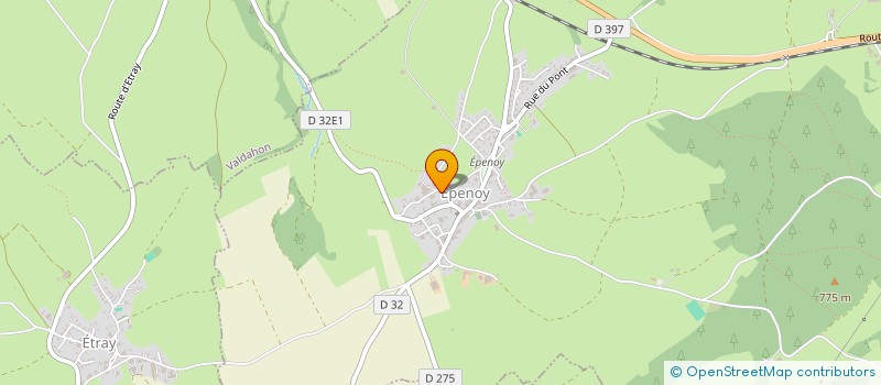 localisation de l'entreprise MONSIEUR STEPHANE MENUT  ETRAY