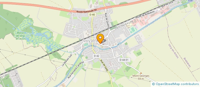 localisation de l'entreprise MONSIEUR STEPHANE MERCIER  QUIERY-LA-MOTTE