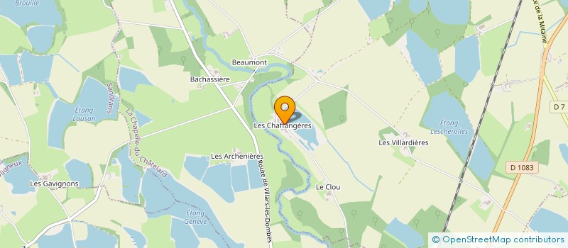localisation de l'entreprise MONSIEUR STEPHANE MERIEUX à CHALAMONT