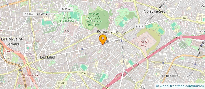 localisation de l'entreprise MONSIEUR STEPHANE MERIGNARGUES à ROMAINVILLE