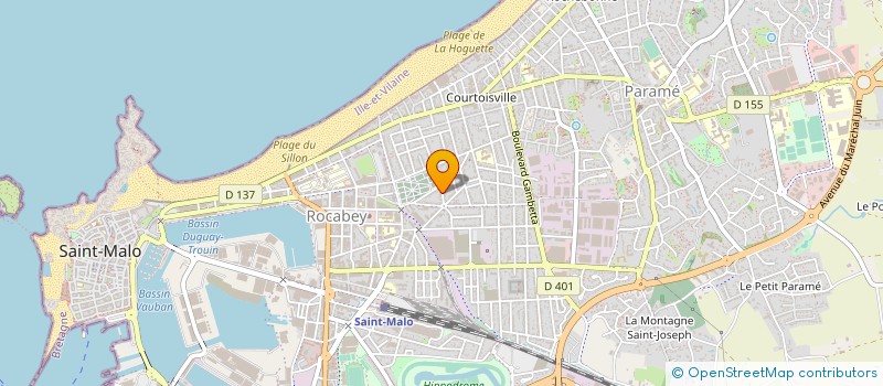 localisation de l'entreprise MONSIEUR STEPHANE MERLE  SAINT-MALO