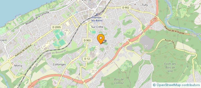 localisation de l'entreprise MONSIEUR STEPHANE MERRIEAU à THONON-LES-BAINS