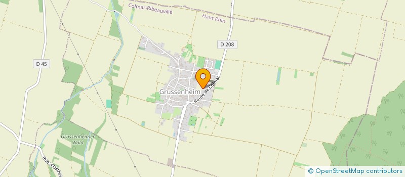 localisation de l'entreprise MONSIEUR STEPHANE MERTZ  GRUSSENHEIM