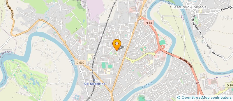 localisation de l'entreprise MONSIEUR STEPHANE MERY à ALBI