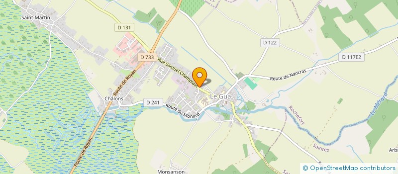 localisation de l'entreprise MONSIEUR STEPHANE METAYE  LE GUA