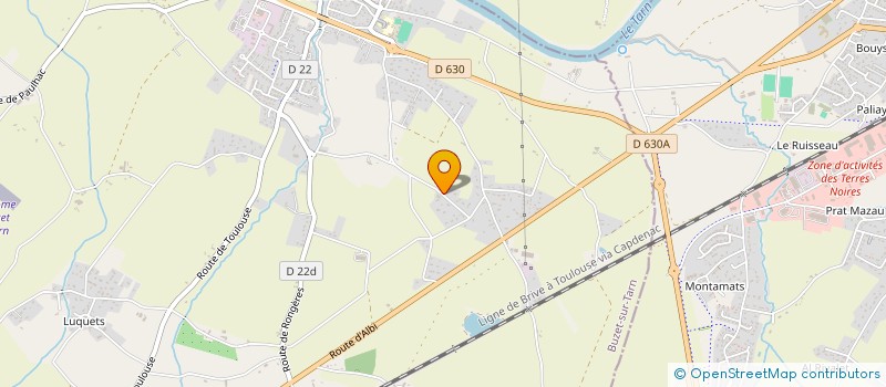 localisation de l'entreprise MONSIEUR STEPHANE METCHE  BUZET-SUR-TARN