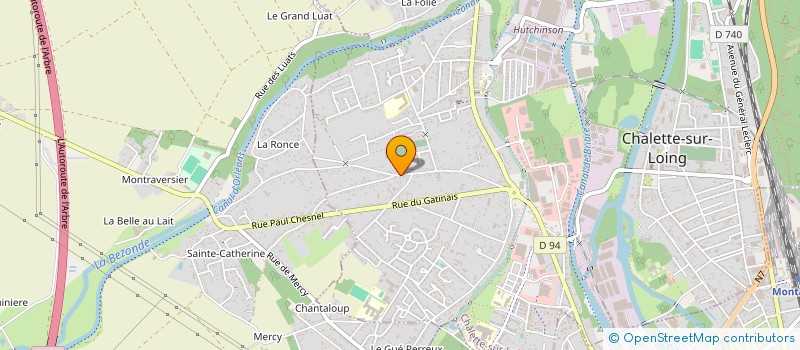 localisation de l'entreprise MONSIEUR STEPHANE MEUNIER à CHALETTE-SUR-LOING
