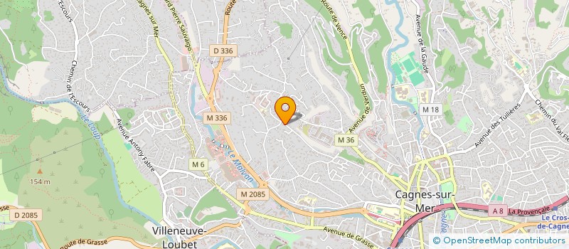 localisation de l'entreprise MONSIEUR STEPHANE MEUNIER à CAGNES-SUR-MER