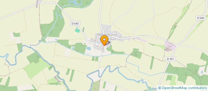 localisation de l'entreprise MONSIEUR STEPHANE MEURICE  MESBRECOURT-RICHECOURT