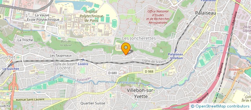 localisation de l'entreprise MONSIEUR STEPHANE MEYER  PALAISEAU