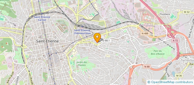 localisation de l'entreprise MONSIEUR STEPHANE MIAPANIAN  SAINT-ETIENNE