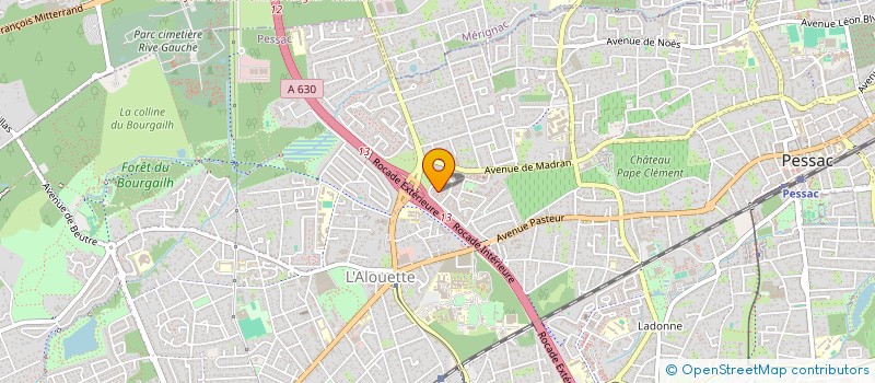 localisation de l'entreprise MONSIEUR STEPHANE MICHAUD  PESSAC