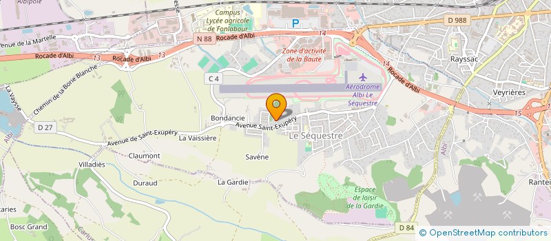 localisation de l'entreprise MONSIEUR STEPHANE MICHEL à LE SEQUESTRE