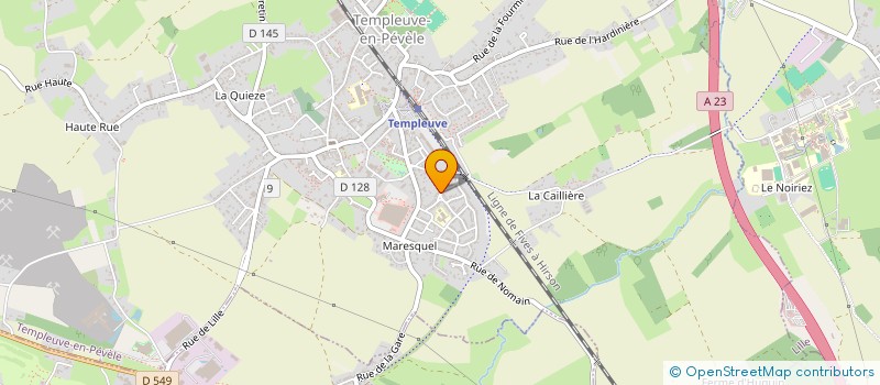 localisation de l'entreprise MONSIEUR STEPHANE MICHEL  TEMPLEUVE-EN-PEVELE