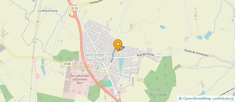 localisation de l'entreprise MONSIEUR STEPHANE MICHENEAU  SAINT-LEGER-SOUS-CHOLET