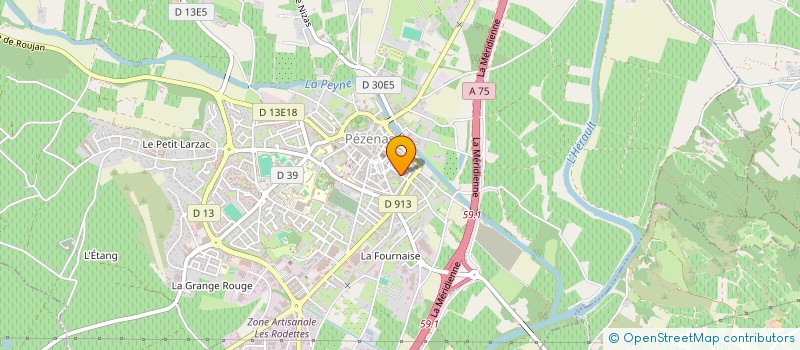 localisation de l'entreprise MONSIEUR STEPHANE MICO  PEZENAS