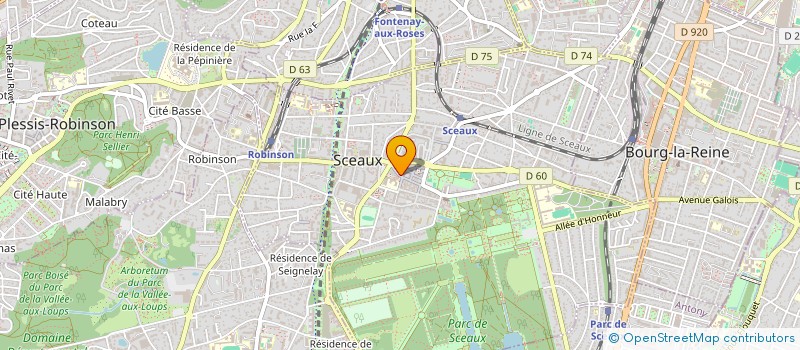 localisation de l'entreprise MONSIEUR STEPHANE MIGNON à SCEAUX