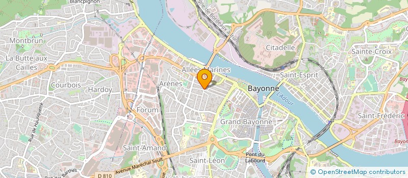localisation de l'entreprise MONSIEUR STEPHANE MIGOZZI à BAYONNE
