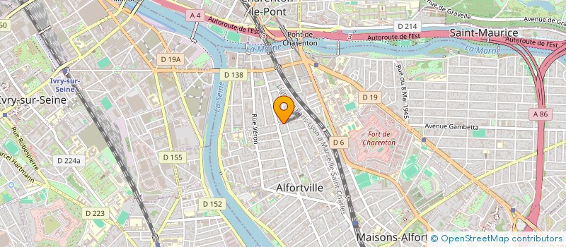 localisation de l'entreprise MONSIEUR STEPHANE MIHRANYAN  ALFORTVILLE