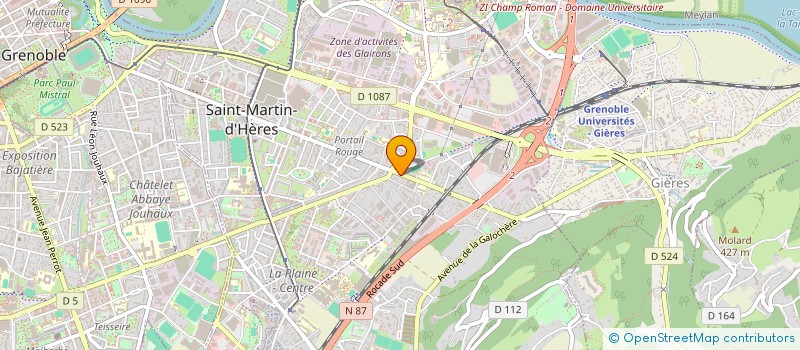 localisation de l'entreprise MONSIEUR STEPHANE MILANESE  SAINT-MARTIN-D'HERES