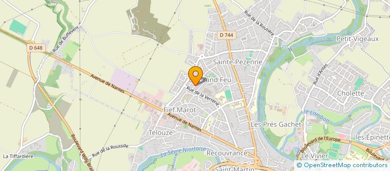 localisation de l'entreprise MONSIEUR STEPHANE MILLET à NIORT