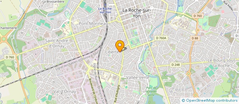 localisation de l'entreprise MONSIEUR STEPHANE MINAUD  LA ROCHE-SUR-YON