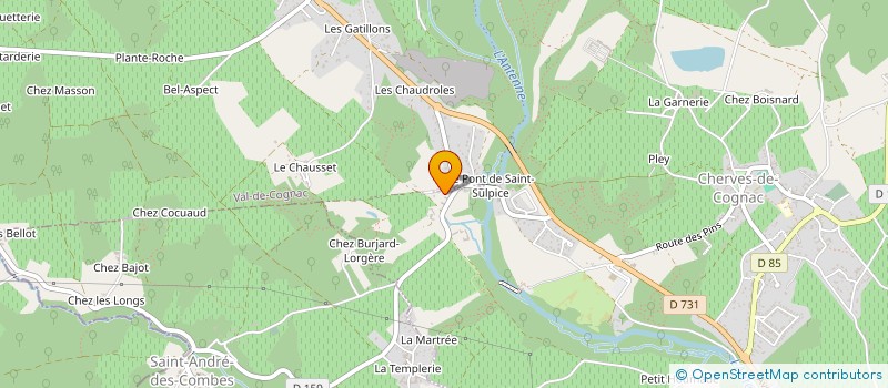 localisation de l'entreprise MONSIEUR STEPHANE MIRA à VAL-DE-COGNAC