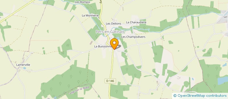 localisation de l'entreprise MONSIEUR STEPHANE MOCRET à PERS-EN-GATINAIS