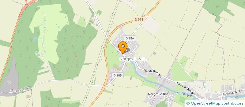 localisation de l'entreprise MONSIEUR STEPHANE MODIN  NORGES-LA-VILLE