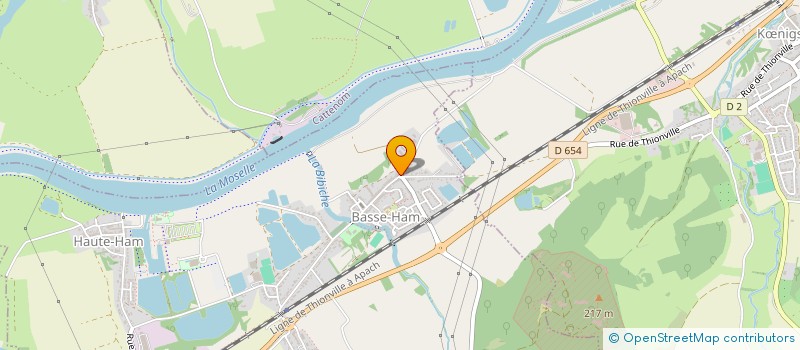 localisation de l'entreprise MONSIEUR STEPHANE MOFFRE  BASSE-HAM