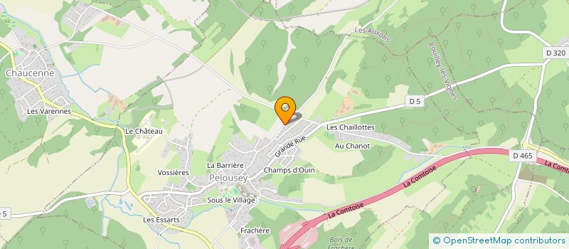 localisation de l'entreprise MONSIEUR STEPHANE MOGNOL  PELOUSEY