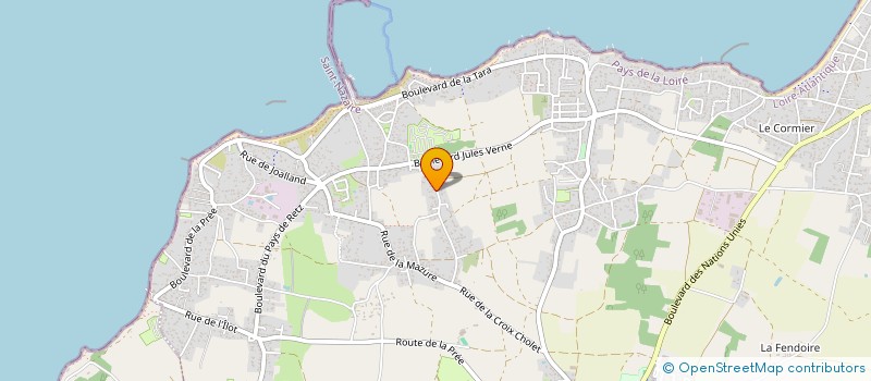 localisation de l'entreprise MONSIEUR STEPHANE MOINEREAU à LA PLAINE-SUR-MER