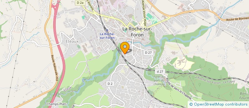 localisation de l'entreprise MONSIEUR STEPHANE MOIROUX à LA ROCHE-SUR-FORON
