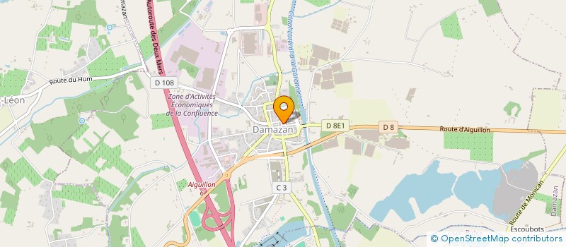 localisation de l'entreprise MONSIEUR STEPHANE MOLENA  DAMAZAN