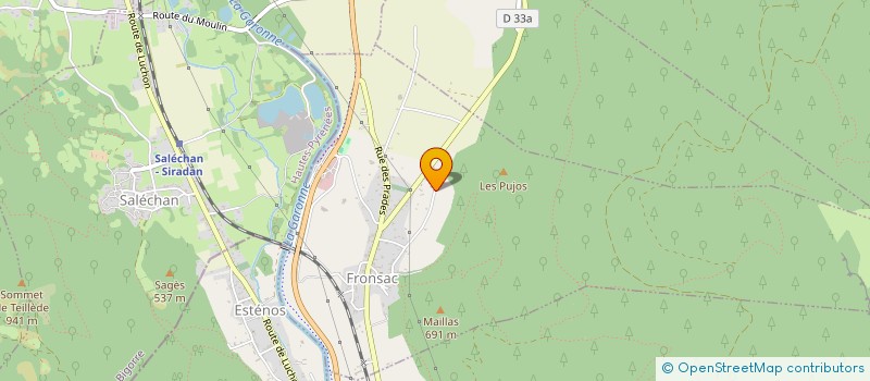 localisation de l'entreprise MONSIEUR STEPHANE MOLINO  FRONSAC