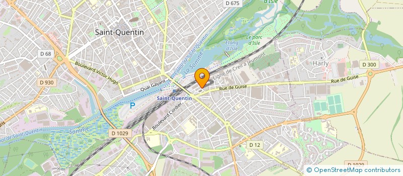 localisation de l'entreprise MONSIEUR STEPHANE MOLODOWEC à SAINT-QUENTIN