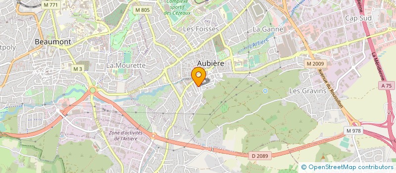 localisation de l'entreprise MONSIEUR STEPHANE MOMAUD  LES MARTRES-D'ARTIERE