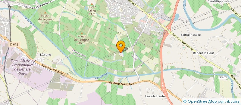 localisation de l'entreprise MONSIEUR STEPHANE MONCASSIN à CAZOULS-LES-BEZIERS